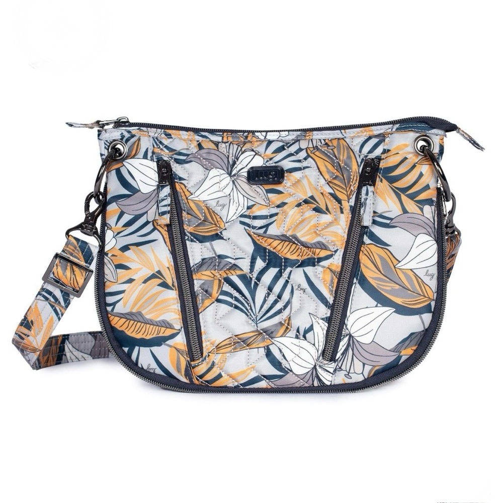 Lug Swivel Lily Grey Convertible Crossbody Shoulder Bag